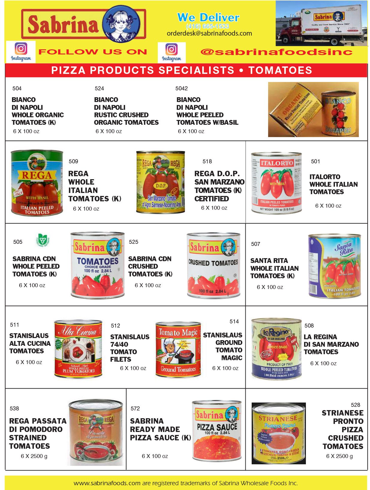 Pizza Products Specialists - Tomatoes