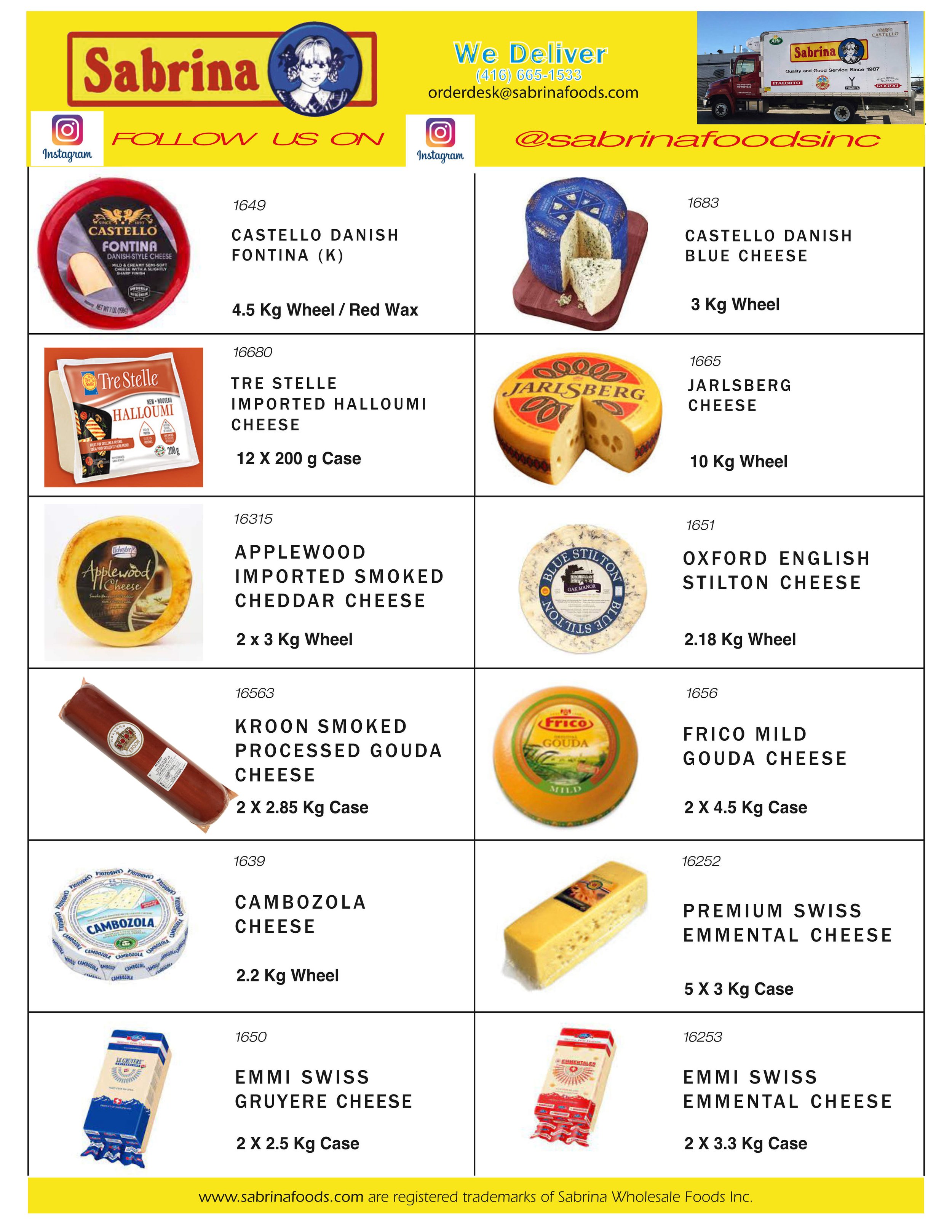 Other Great Cheese from Europe