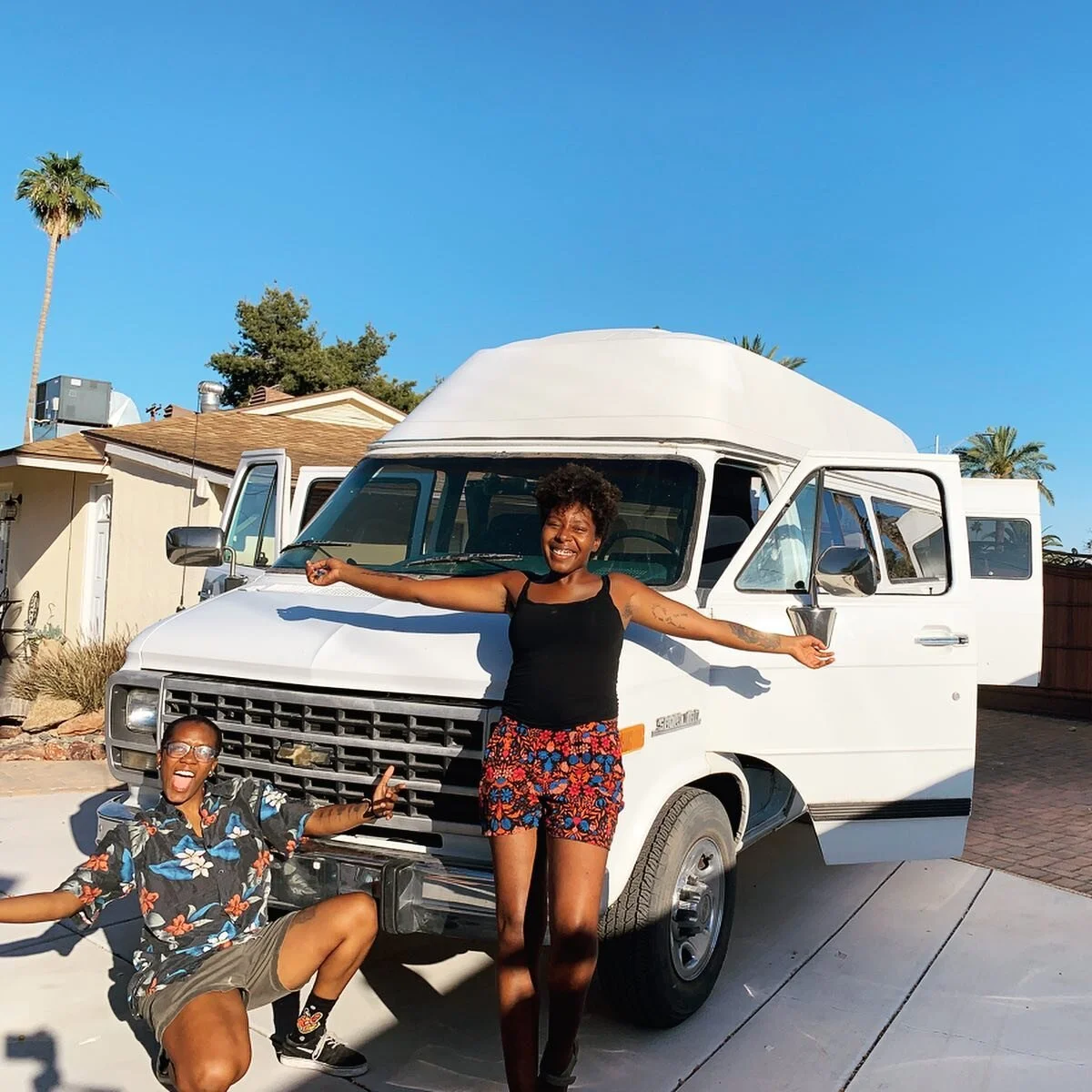 Rona ain&rsquo;t gone hold us back! Since we can&rsquo;t fly, it was time to get creative. Joining the #vanlife community has always been a goal of ours, and now we&rsquo;re doing it! After over a month of searching for the perfect one, we found this