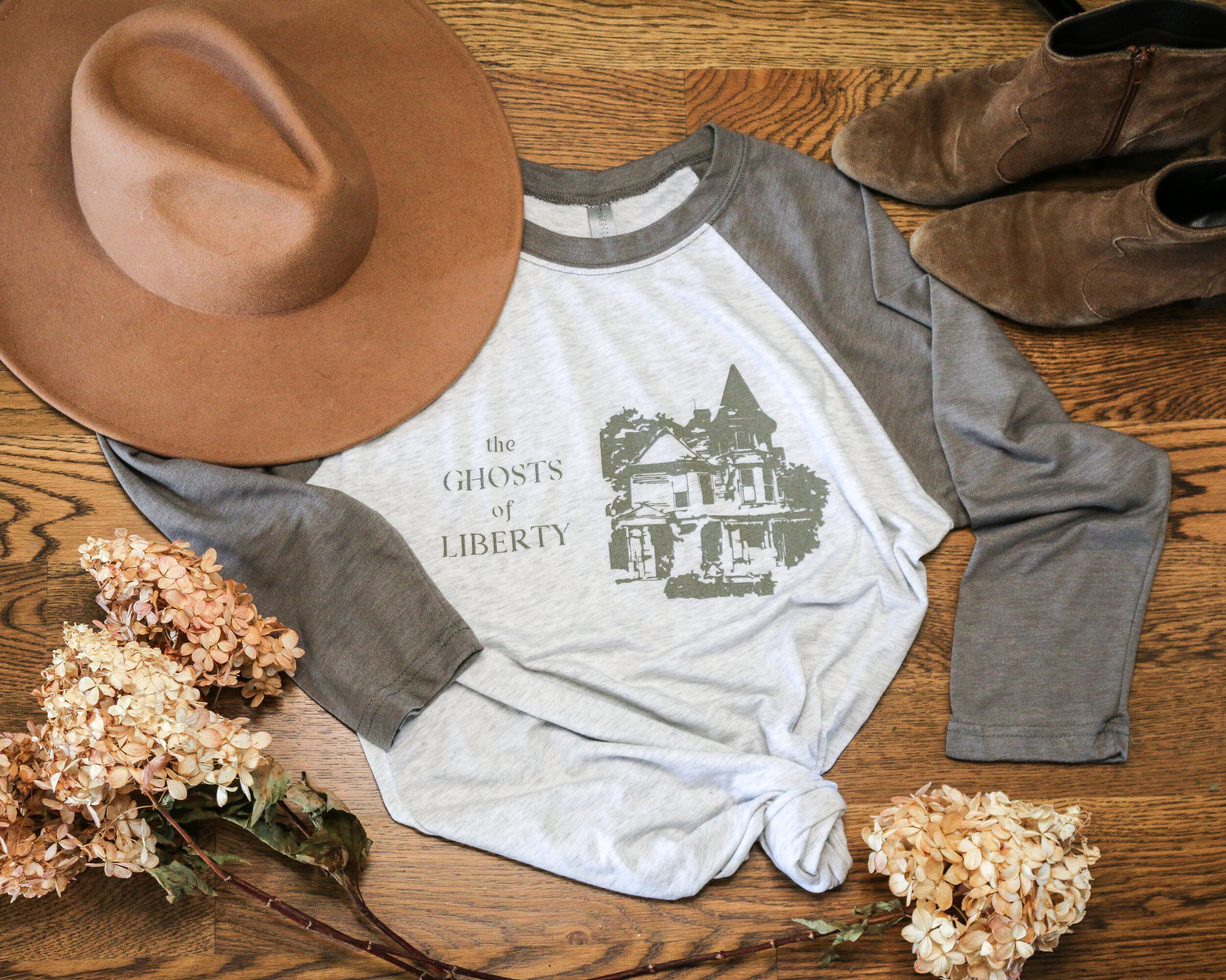 GOL Heather Gray Raglan Tee