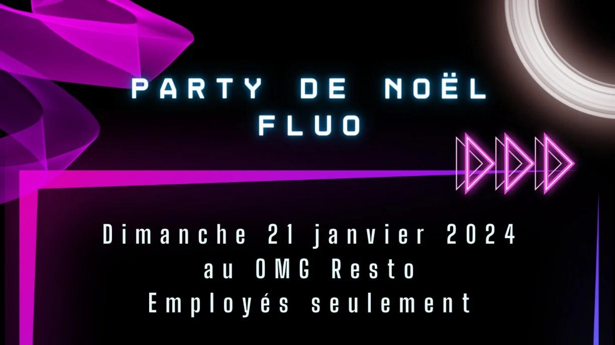 Rappel : Party de Noël PAL+