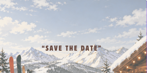 Save the date ❄️
