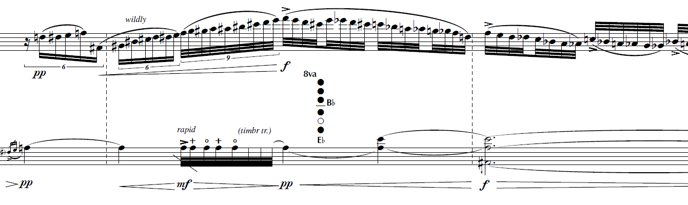 Luminous Blue Variables , opening measures