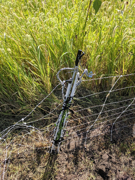 Helper post with wire on the connectors. This keeps your current strong, and harder for anything to disconnect it.