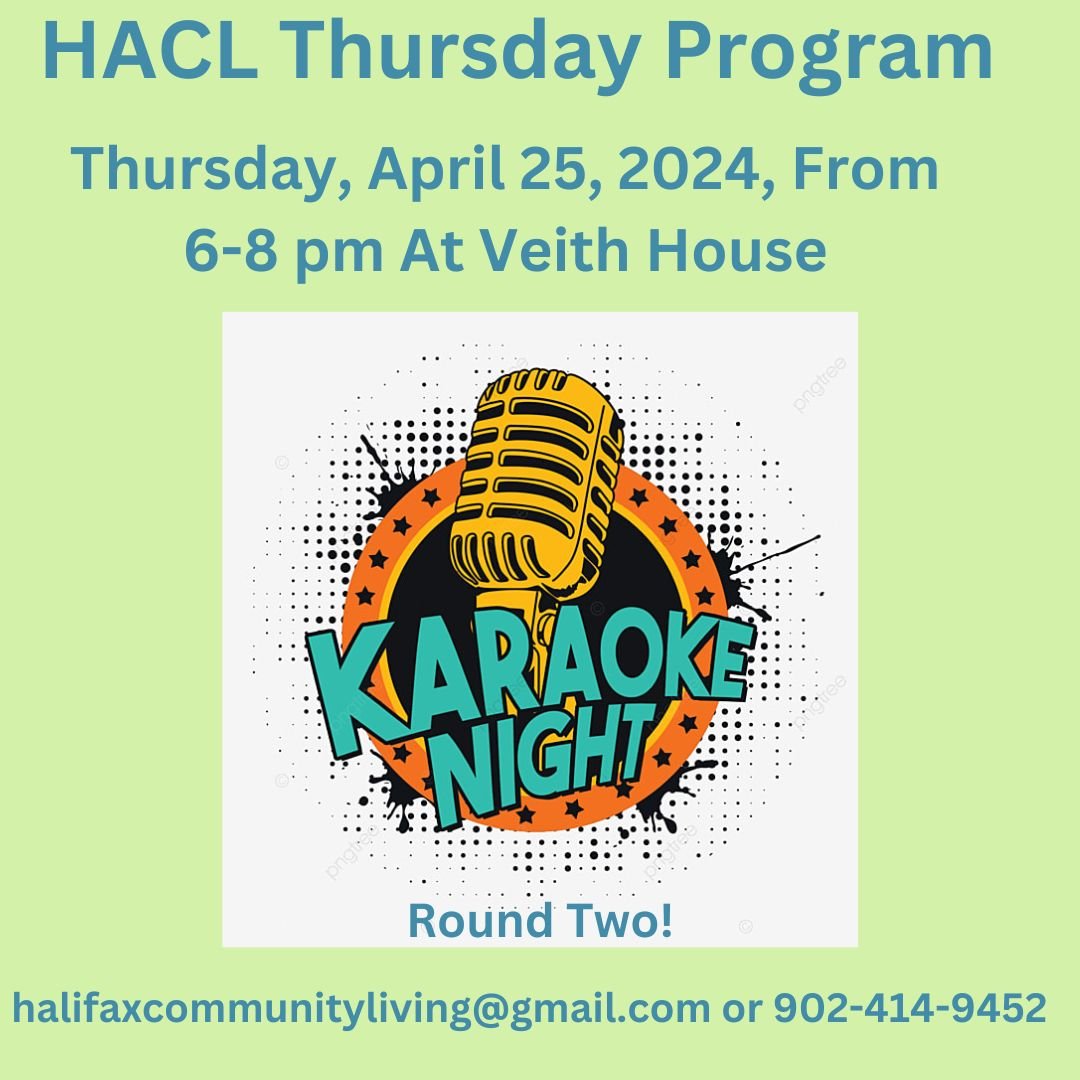 📢 Attention HACL Thursday Program is Tomorrow📢

Please join us on Thursday, April 25, 2024, from 6-8 pm at 3115 Veith Street for a fun-filled evening of programming. This week's Thursday program features another round of karaoke. Get ready to sing 