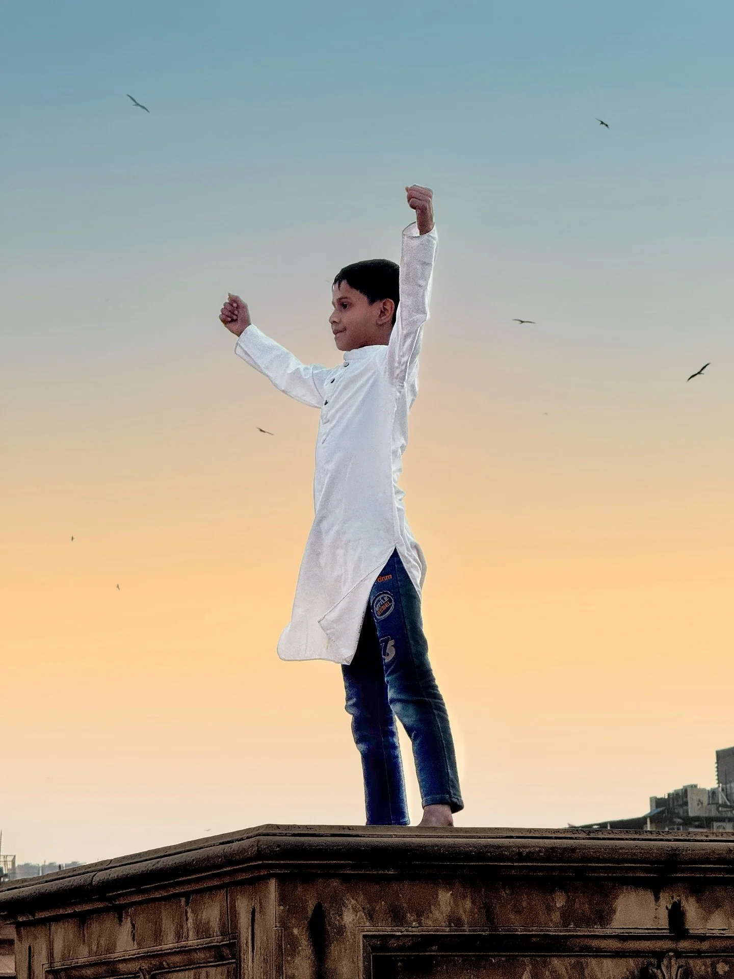 Part 3/3: Endlessly he danced. With his arms flung high against the golden sky, he reigned over us, the simple wanderers. Laughter! That was his decree. Yet whether anyone obeyed or not, in that timeless moment the vast courtyard was his kingdom &mda