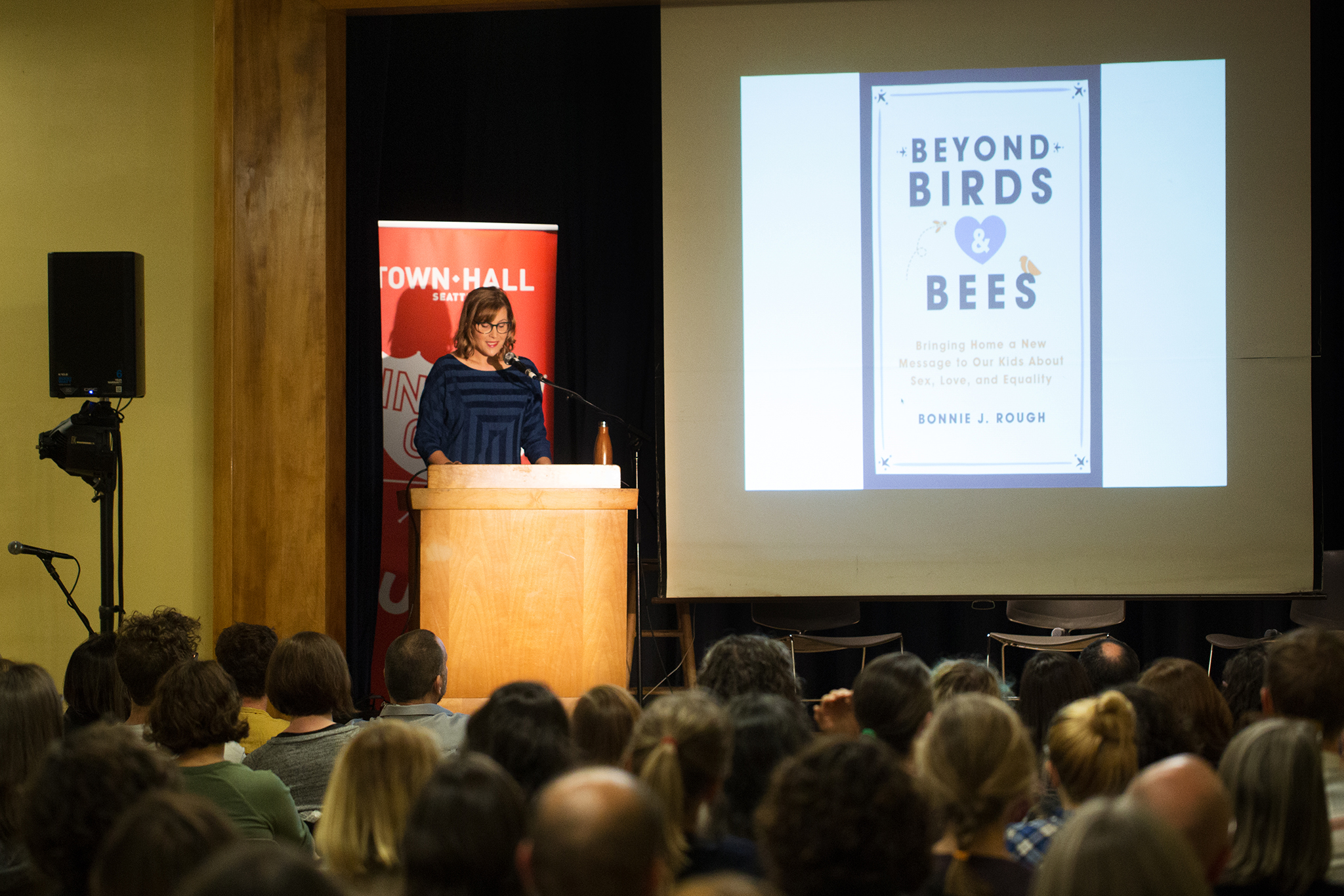 Bonnie J. Rough presenting at Town Hall Seattle in 2018