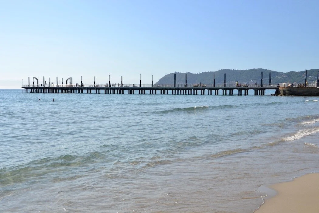 The pier at Alassio