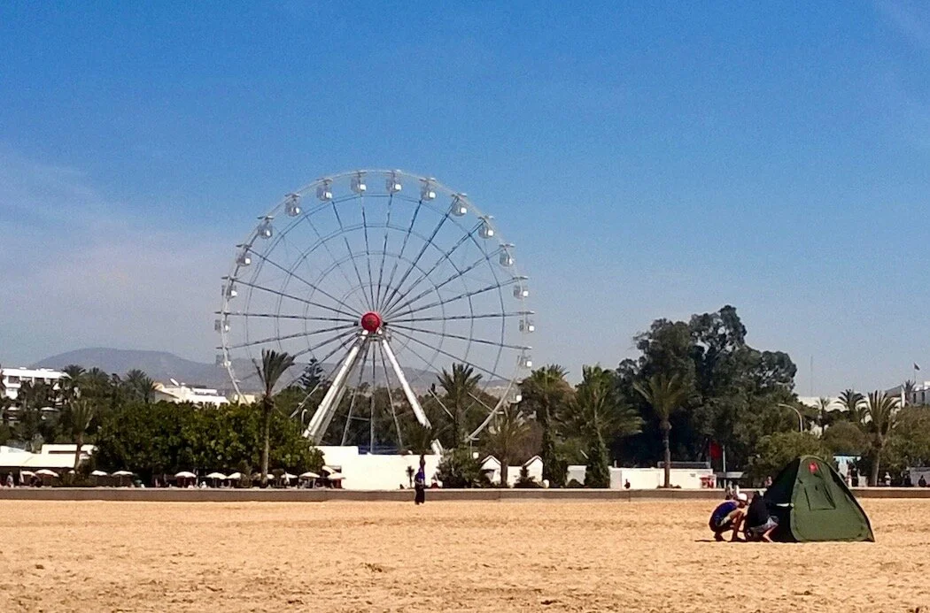 Unusual beach activities