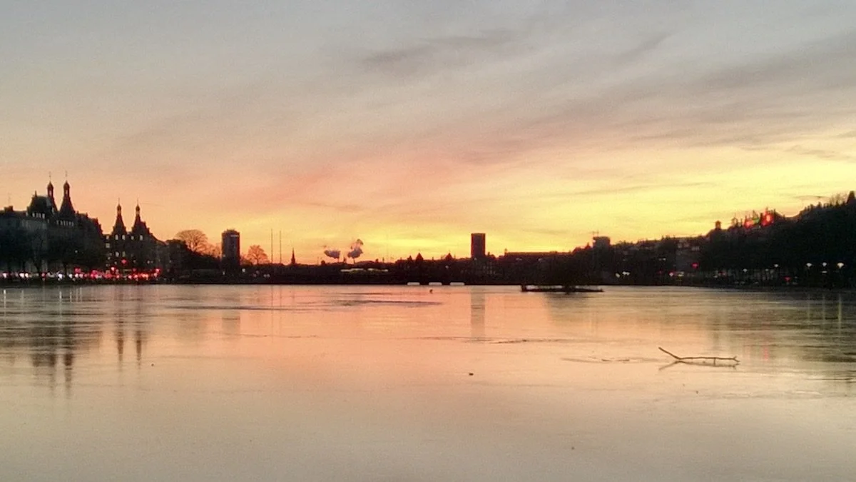 First winter ice