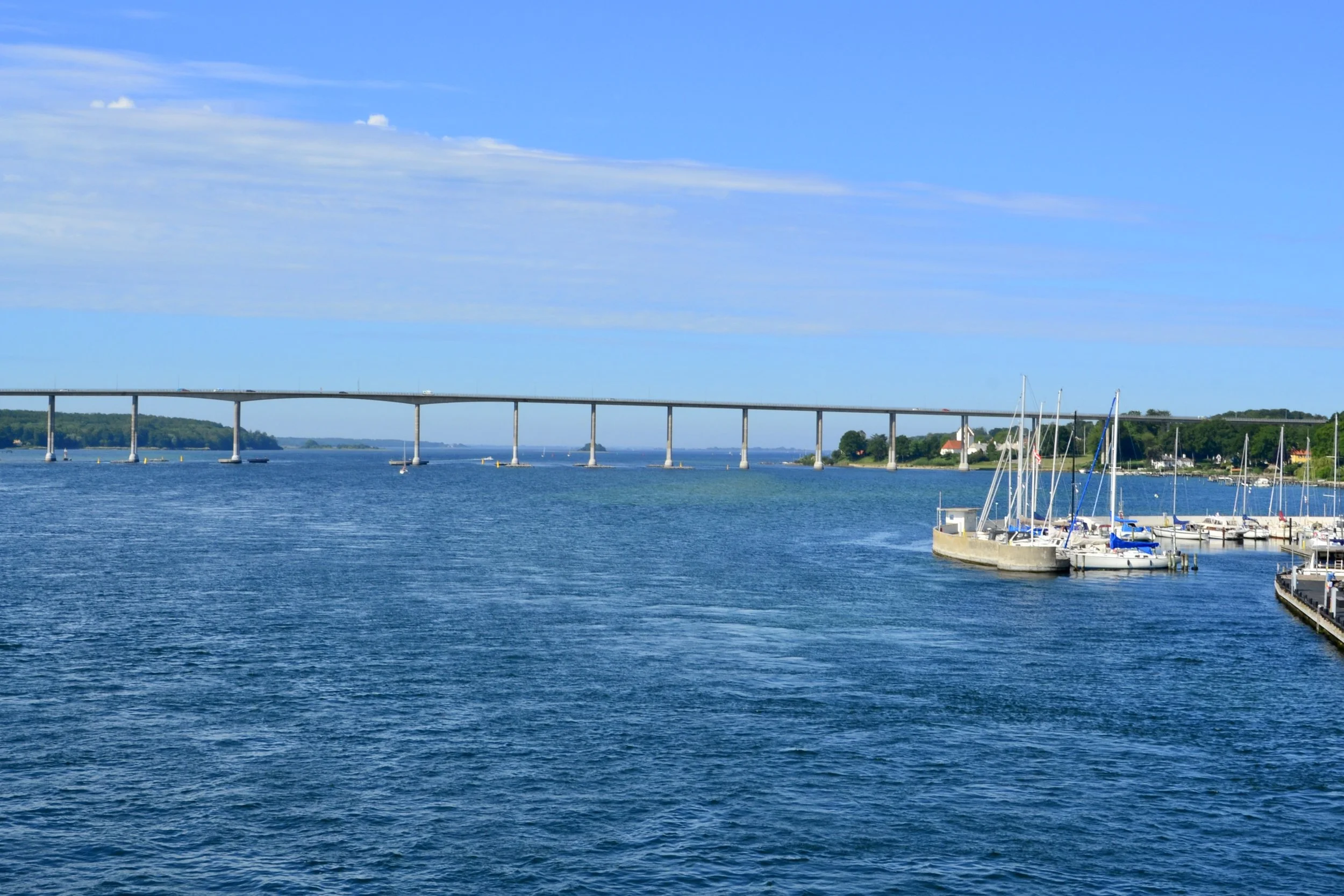 Leaving Svendborg by ferry