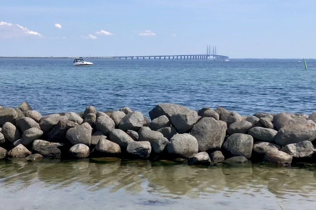 The Øresund Sound and Bridge to Sweden
