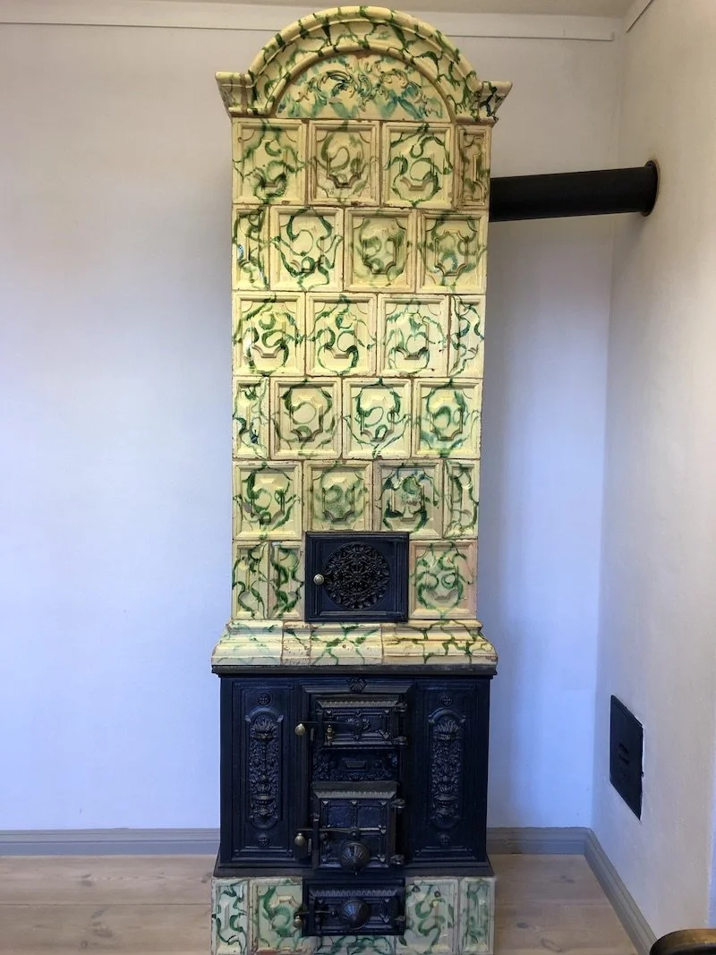 Handcrafted tile stove
