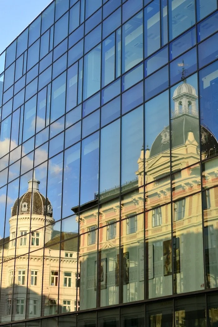 Reflections Main Canal Aarhus Denmark