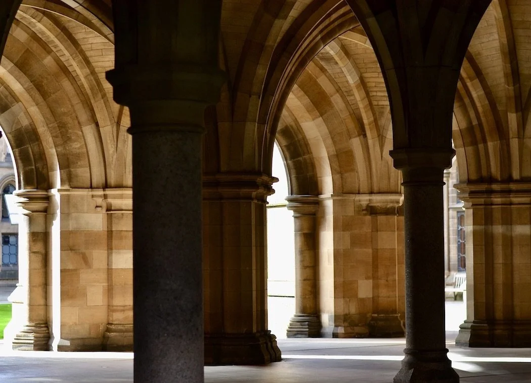 Architecture University Passageway Glasgow Scotland