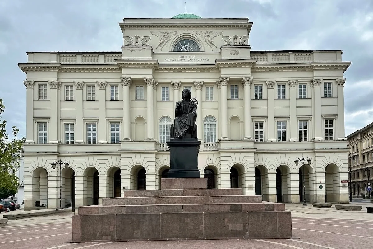 Travel Tips Tuesday inspiration from Warsaw, Capital City of Poland, where monuments honor the country&rsquo;s known and unknown sons and daughters, or are created by them: Nicolas Copernicus in front of the Academy of Sciences; Marie Curie&rsquo;s h