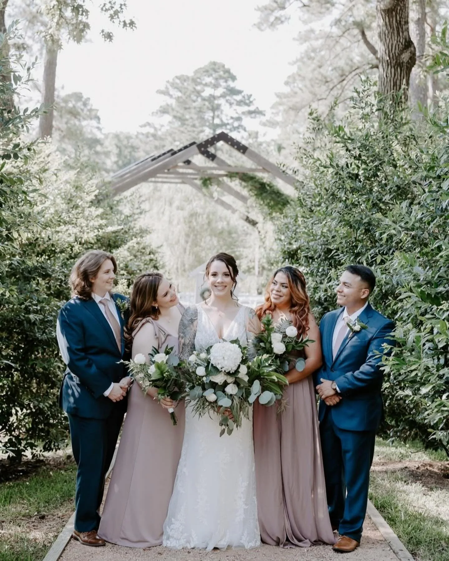 Surrounded by love, laughter, and the best people you could ask for.

Vendors:
@forever5events 
@abbie_bull_photography 
@junkinloveevents 
@djuentertainment 
@simplebeautyartistry 
@thewillowbeverageco 

#bride #weddingday #houston #mua #makeupartis