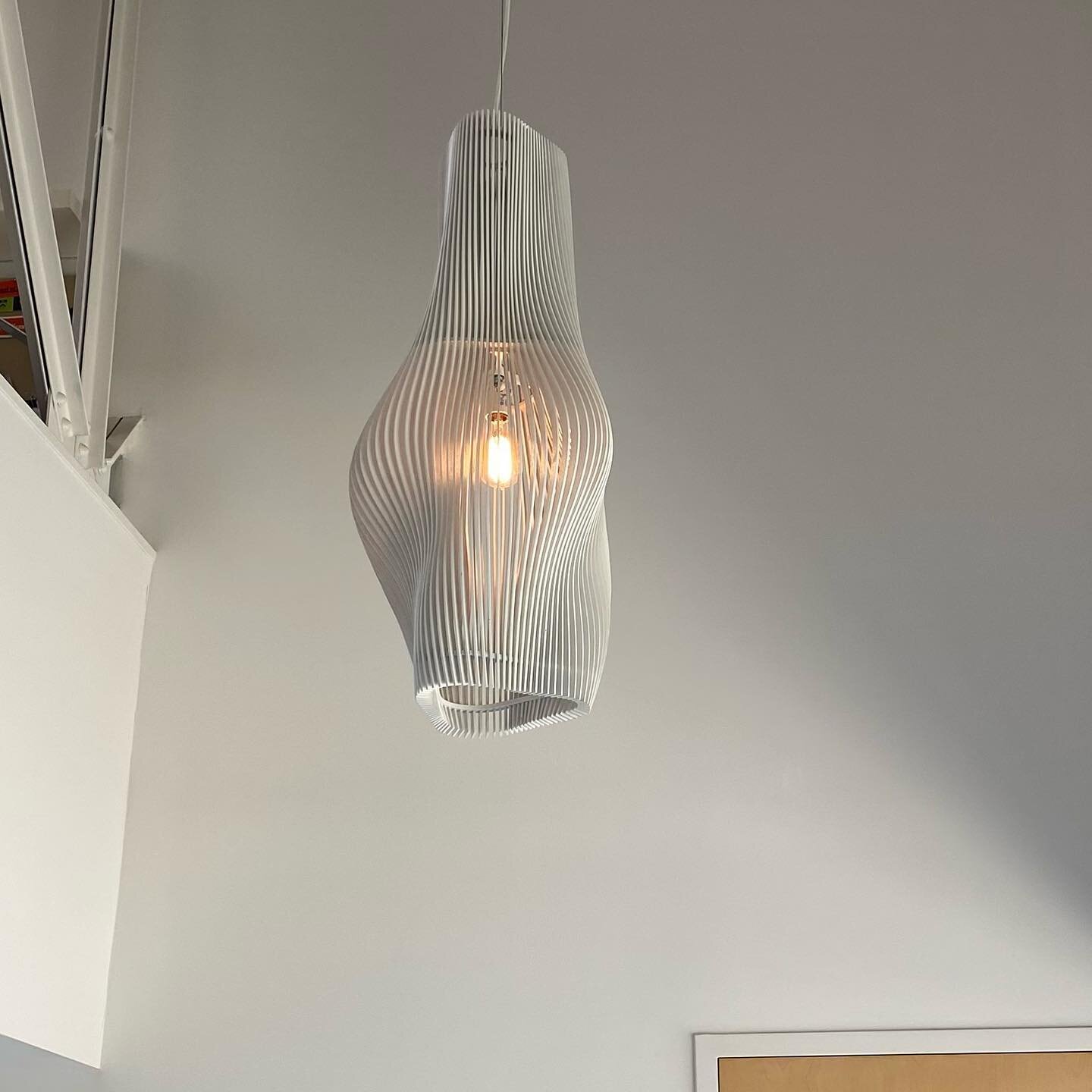 Clove Lamp No. 01 (2011)
-
All white
-
In the offices of @sanderspacearchitecture 
-
#pathfab #pathdesign #lightingdesign #productdesign #lighting #digitalfabrication #digitalcraft #parametricdesign