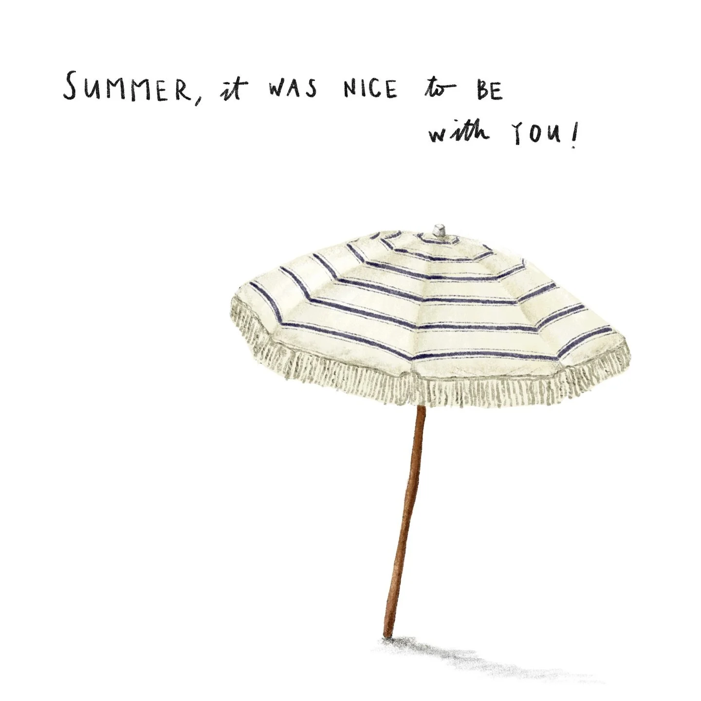 The shadows are starting to get longer, days are shorter, outdoor tennis courts are closing earlier. There is more summer to go, but I feel the blueness of getting closer to the end. 

Nevertheless, it was great to be able to work on this summery pro