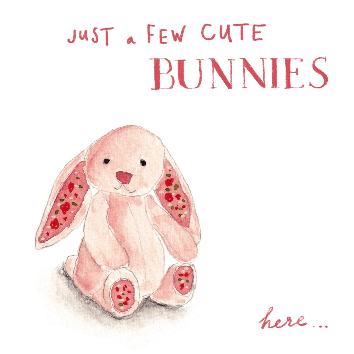 Some cute bunnies! From personal work, client work in progress and a commission from years ago. Cuteness all around. Wishing you a Good Friday!