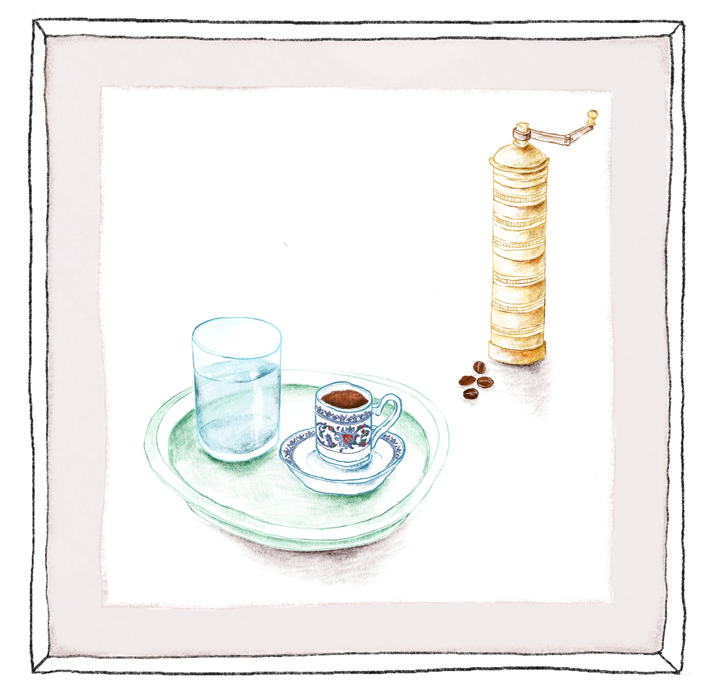 Turkish Coffee and Grinder Line Frame.jpg