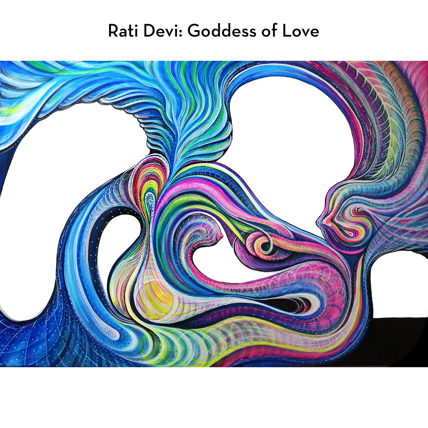 Ali Rati Line Goddess Rati Line Drawing