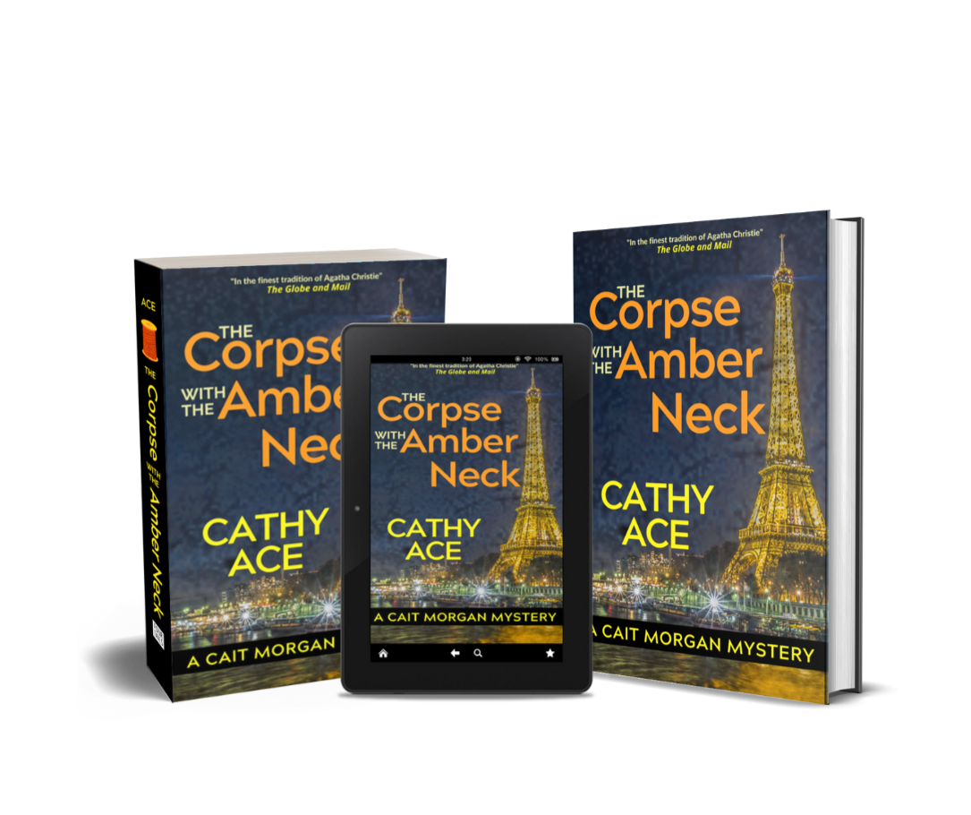 Publication of Cait Morgan Mystery #15 THE CORPSE WITH THE AMBER NECK