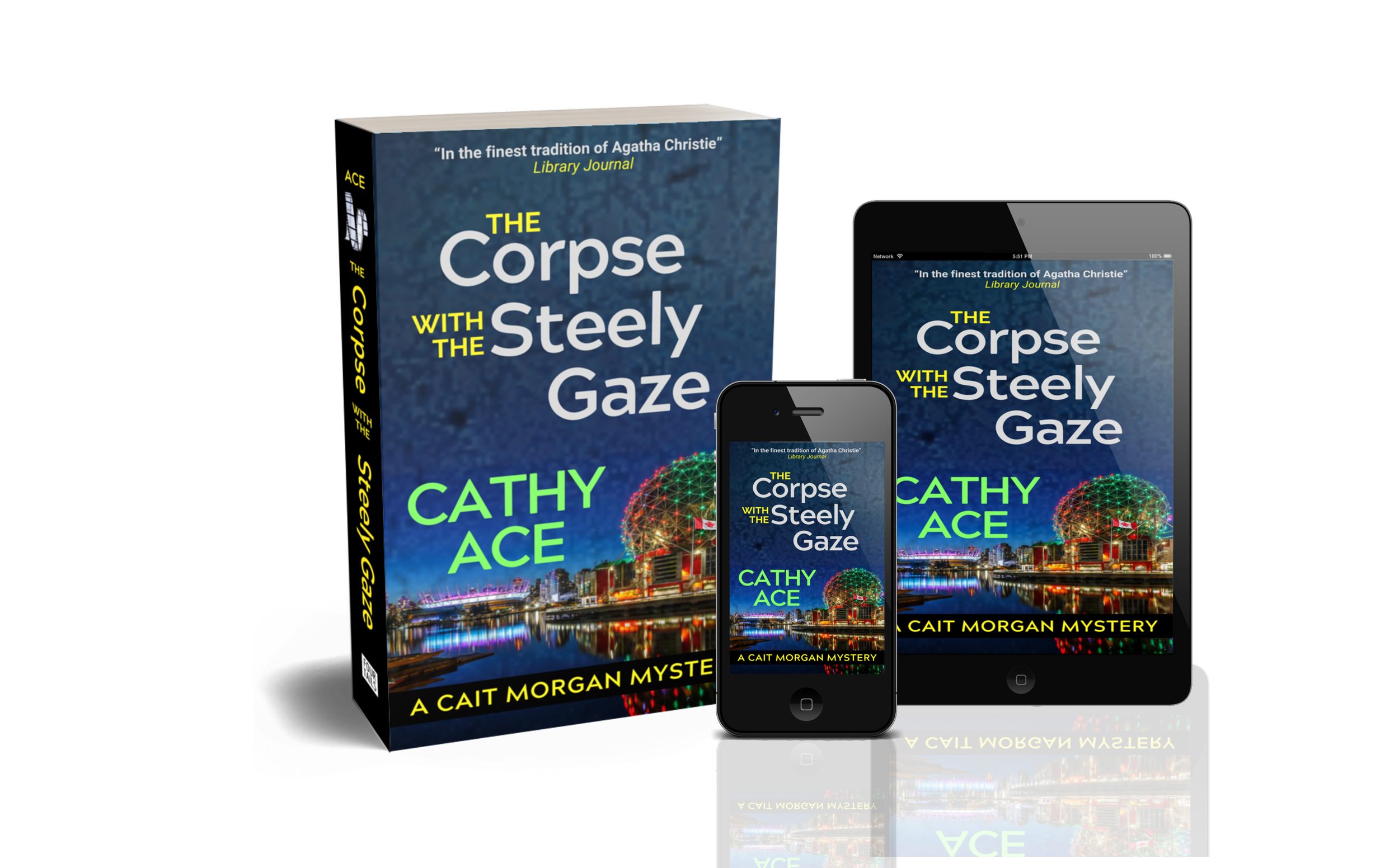 Publication of The Corpse with the Steely Gaze (Cait Morgan Mysteries #16)