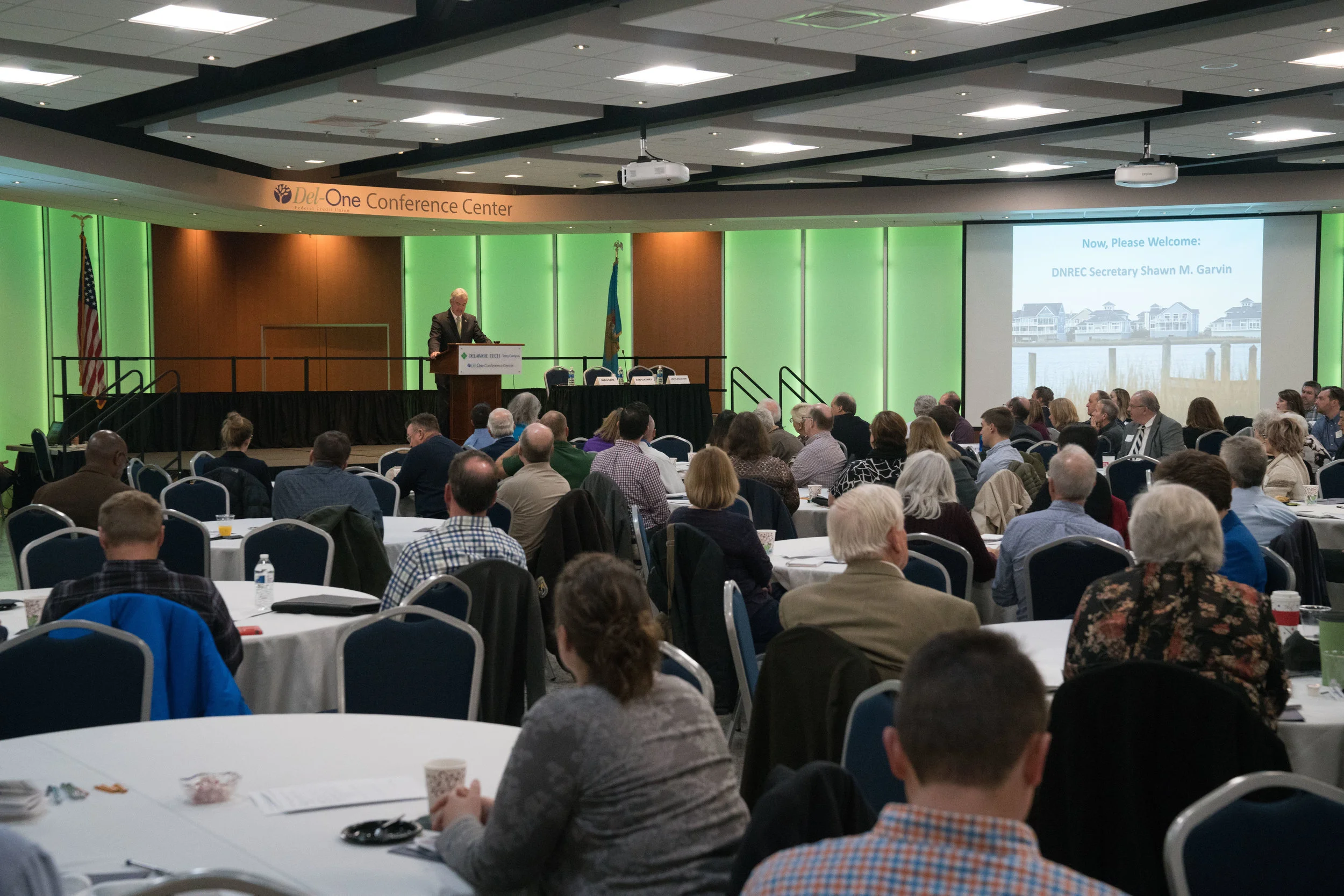 Attendees at the first Resilient and Sustainable Communities League Summit