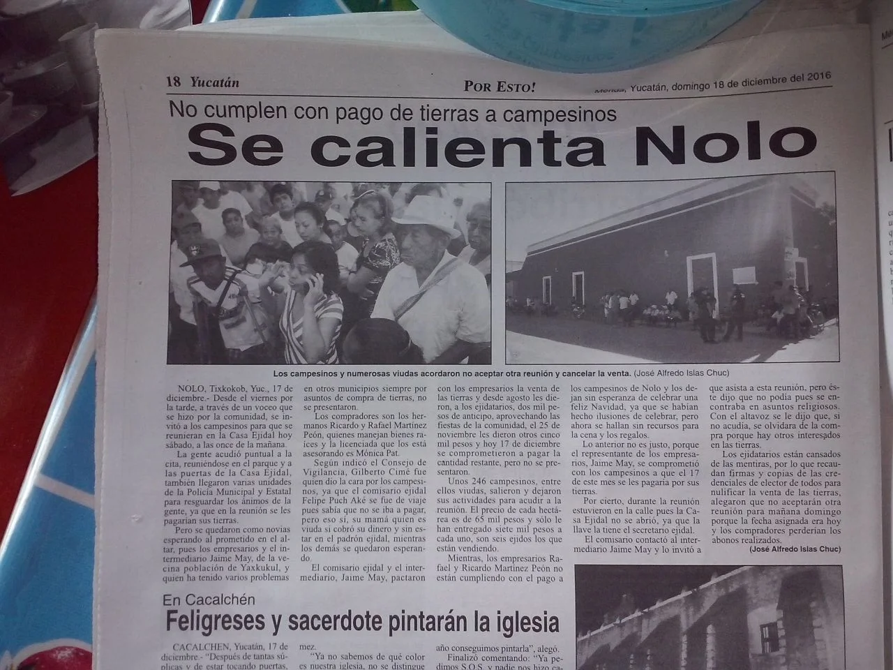Nota sobre Nolo, Yucatán