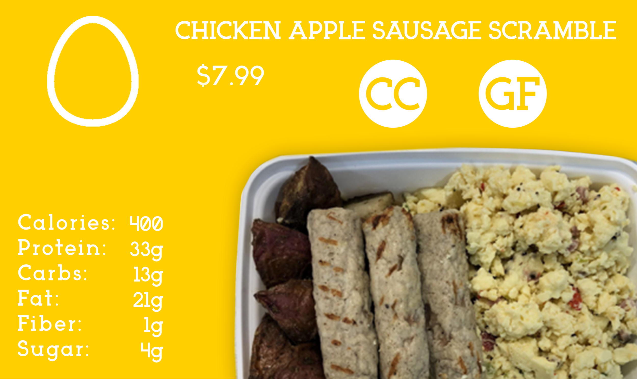 Chicken Apple Sausage Scramble