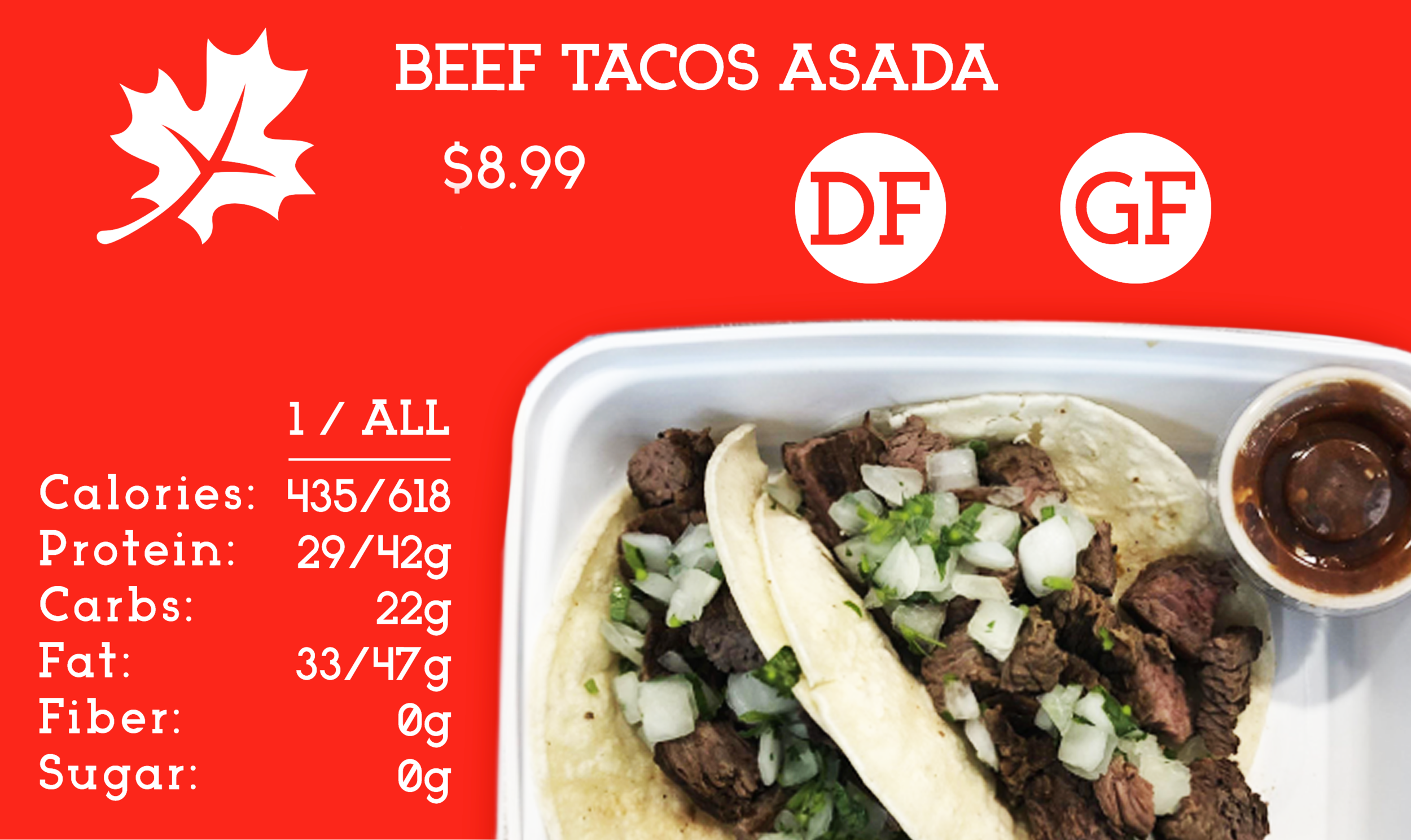 Beef Tacos Asada