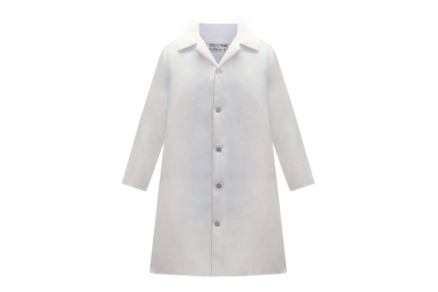 Lab Coat with Buttons — L : U