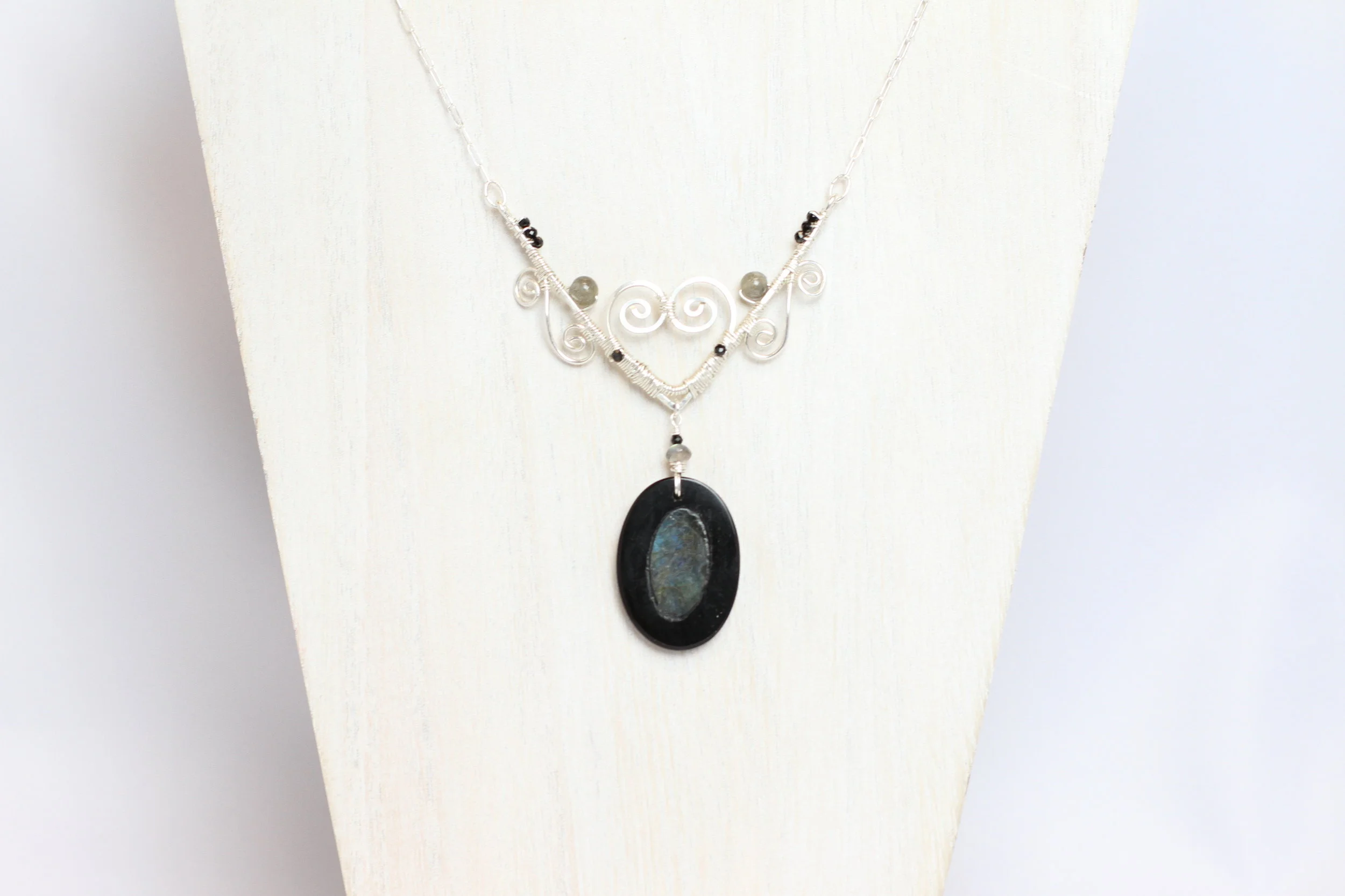 Hilarie, Celtic Maiden Necklace- Graceful Curves Collection