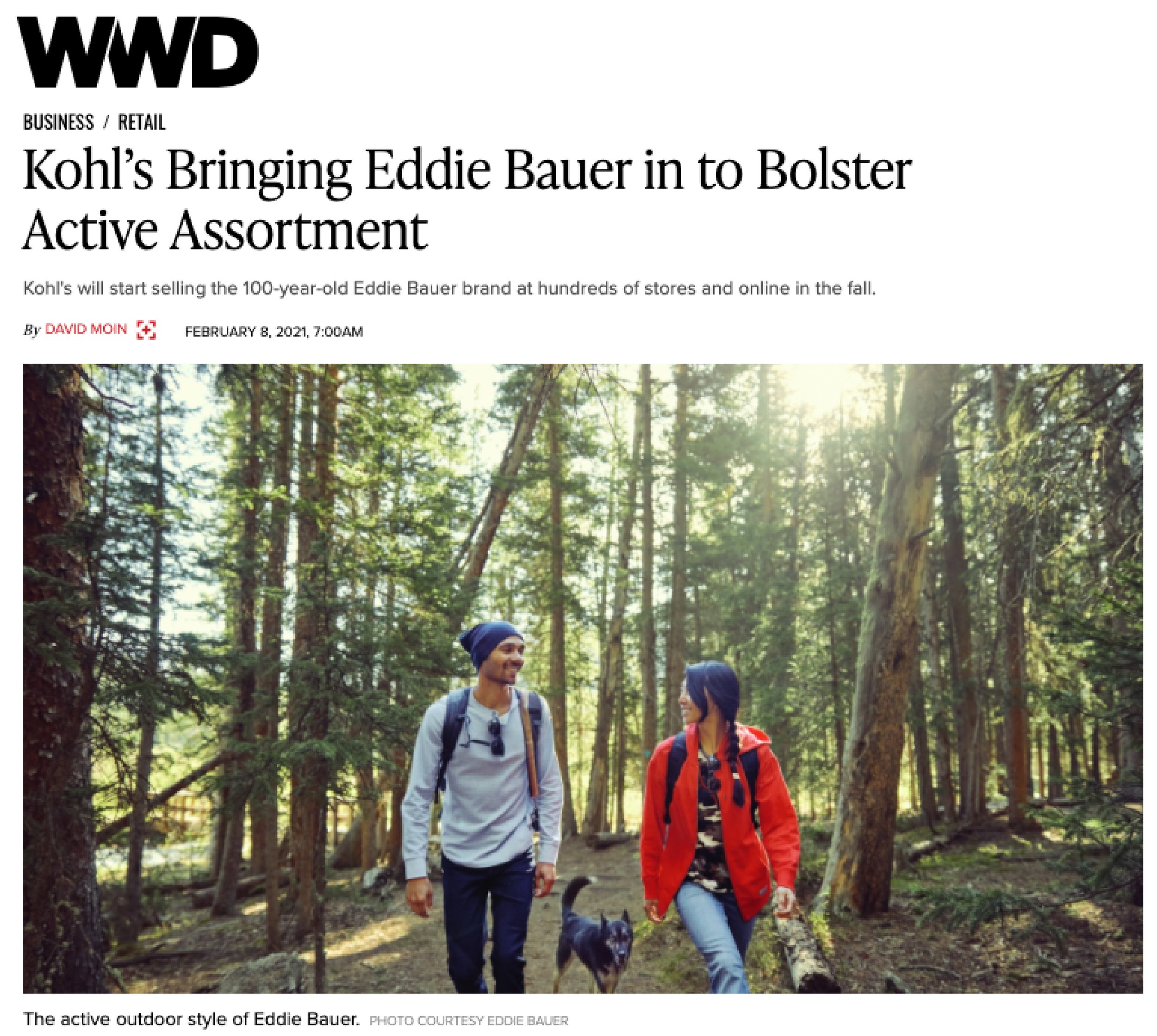 EDDIE BAUER FOR KOHLS