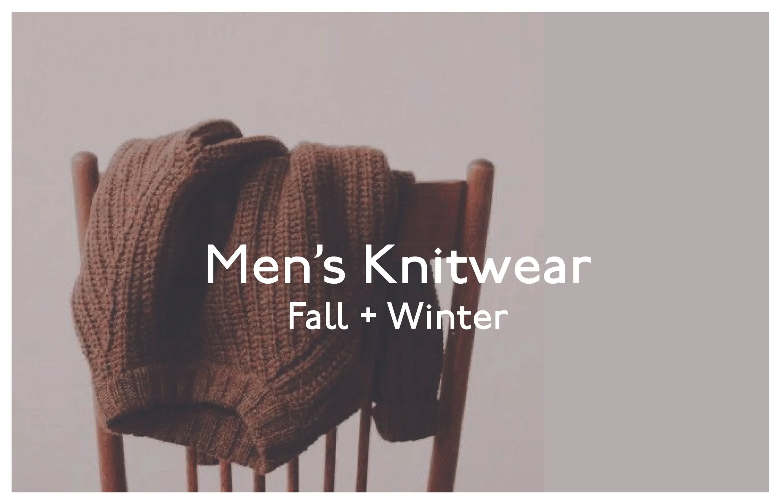 MEN'S KNITWEAR