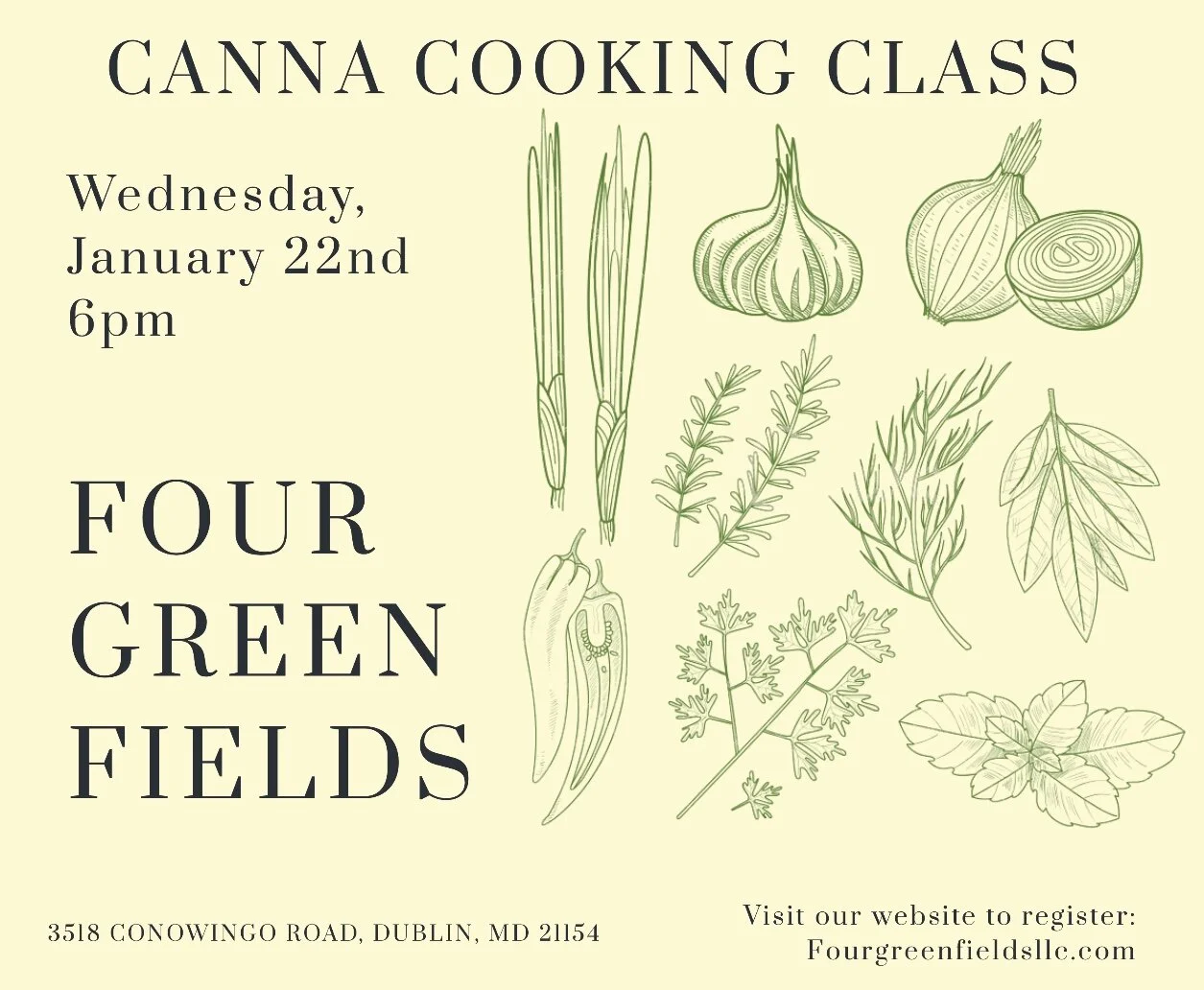Canna Cooking Class