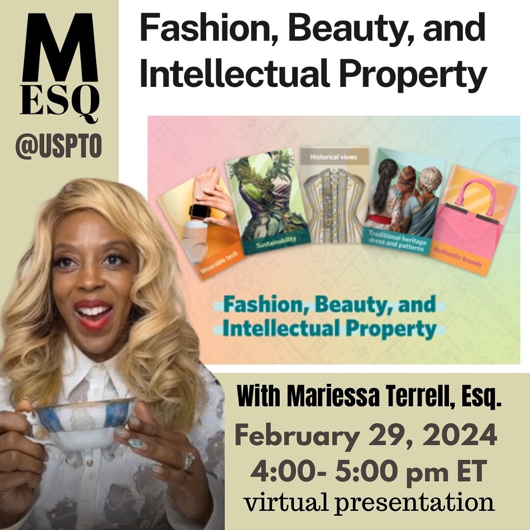 👋🏾Let&rsquo;s talk fashion &amp; trademarks with the Eastern Regional Outreach Office (EROO) of USPTO .

Join us on February 29 from 4-5 p.m. ET, for a FREE virtual fireside chat about how to use trademarks to protect your fashion brand with me, Ma