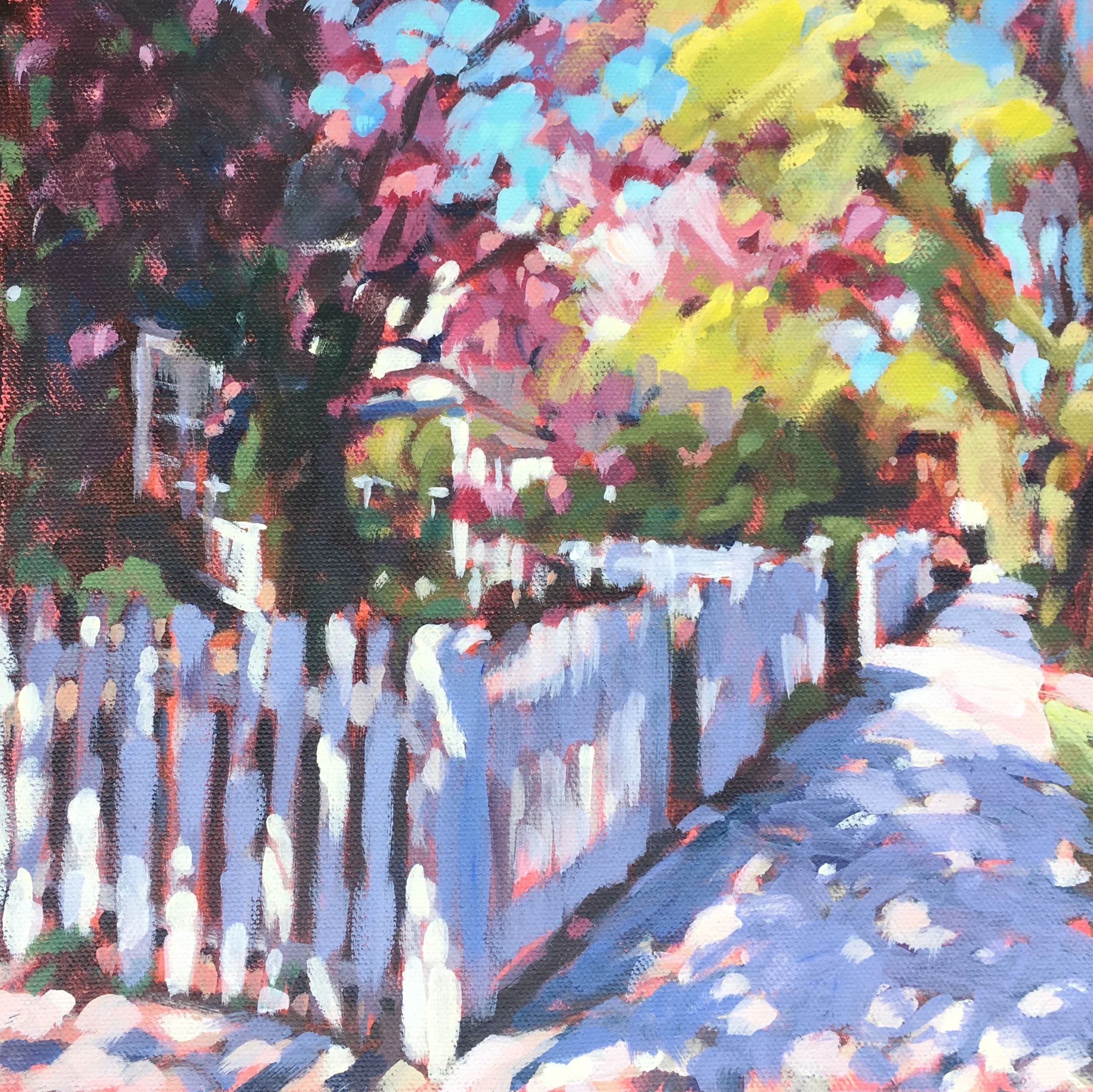"Sidewalk Shadows"