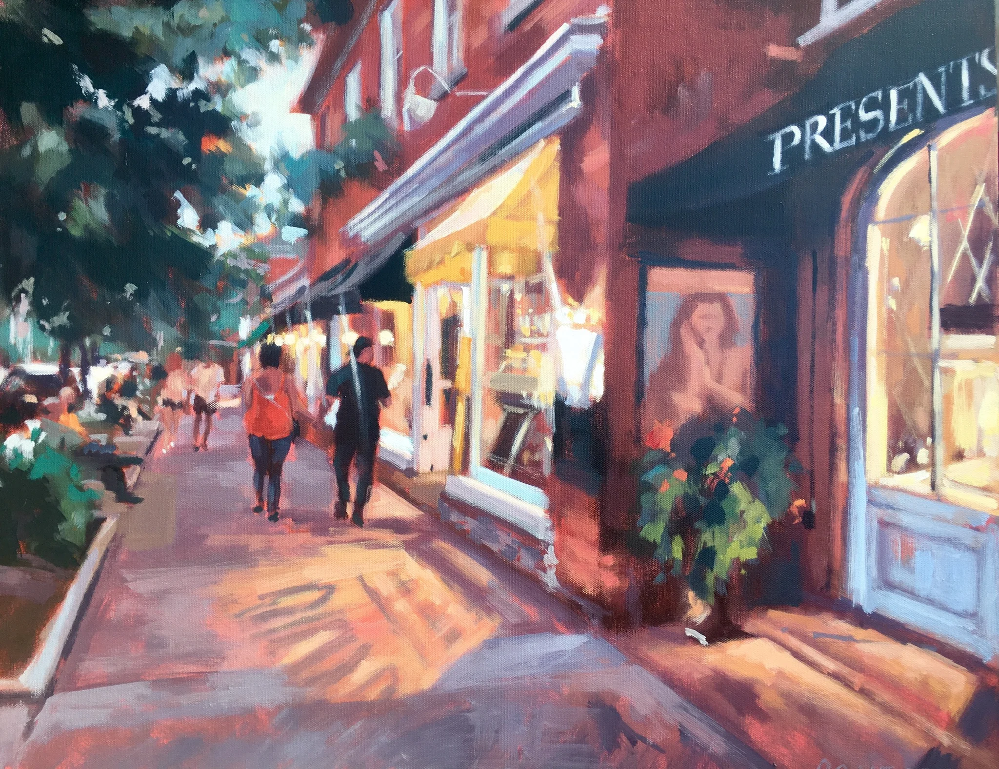 "Evening Stroll"