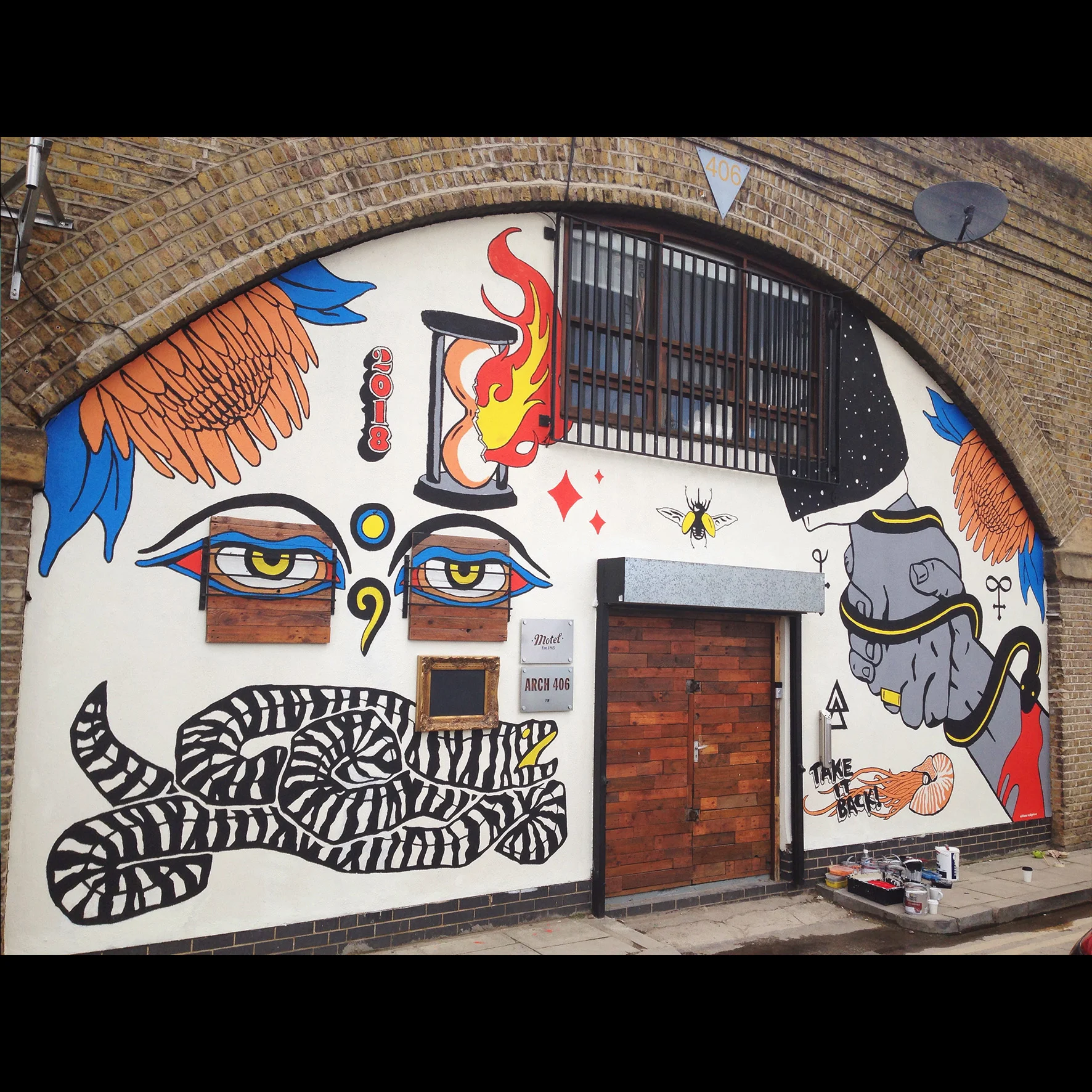 William Redgrove, ‘ARCH 406’, Mural, 2018