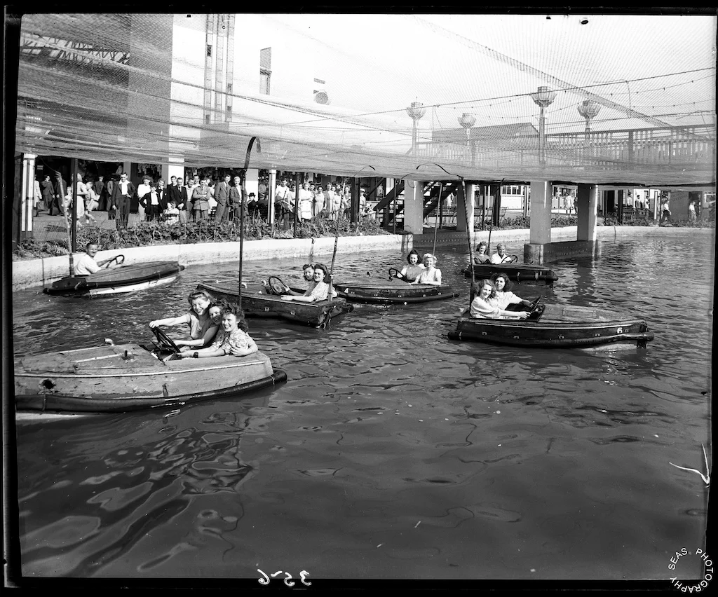 Boating Pool at Dreamland, Margate.