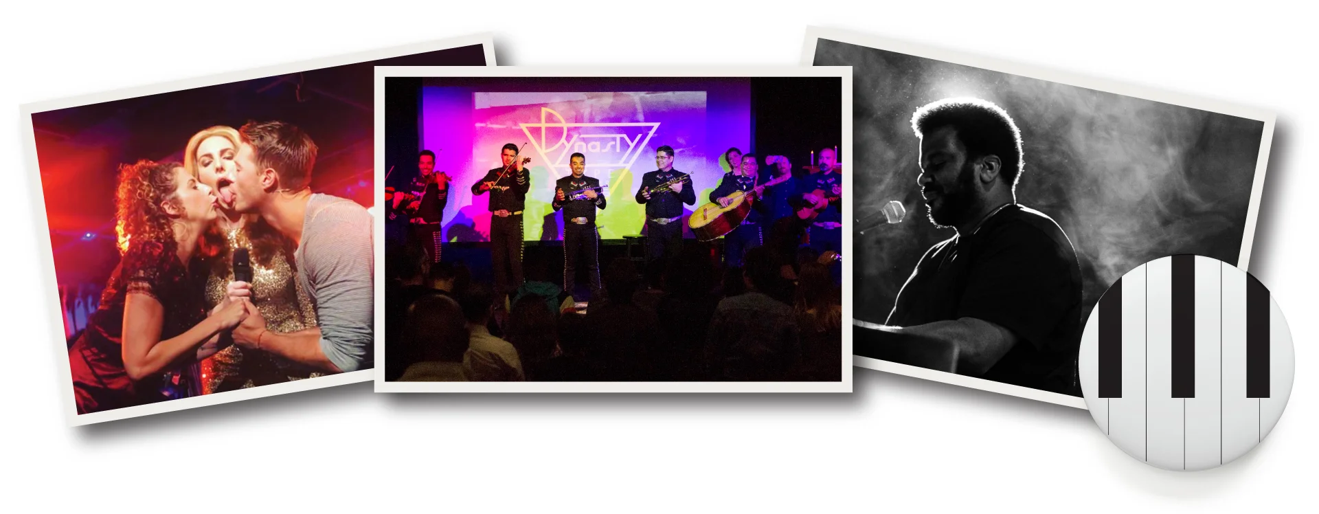 From Left to Right: Titanique, The La Fonda Mariachis, Craig Robinson.