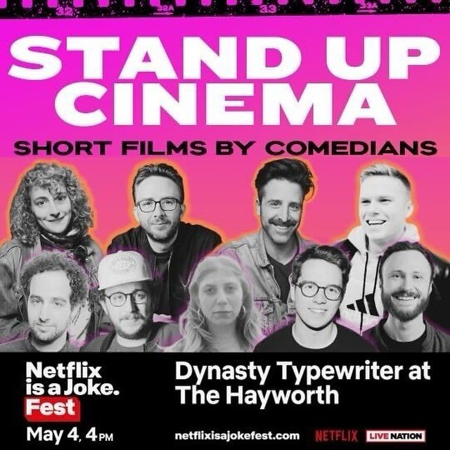 🎤 🎥  This Saturday at 4pm, enjoy your DynaPop! with a side of short films made by comedians. 🍿 For this Netflix Is a Joke edition of&nbsp;Stand Up Cinema, comedian-filmmaker Sam Rubinoff curated a new collection of short films made by local LA com