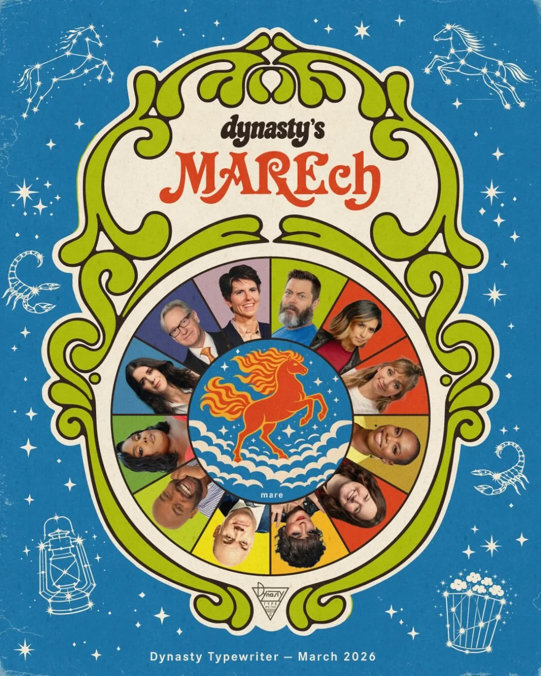 The Fire Horse she-month of MARE&rsquo;CH 🐎🔥 has reared and kicked down the saloon doors, letting spring sunlight spray onto these wooden floorboards and smiles lift the faces of all we weary buckaroos. Behold! The thundering hoovebeats of: Improv,