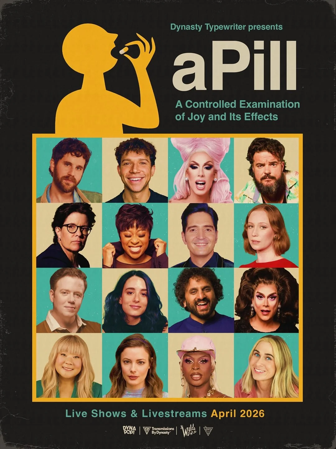 💊 APILL&reg; (1 MONTH SUPPLY)
Take daily. Take nightly. Take irresponsibly.&nbsp;🩺
Indicated for lovers of:&nbsp;DRAG, IMPROV, RPGS, SPECIALS, MUSICALS, STAND-UP, MUSIC, READINGS, FILMS, ICONS OF MANY GENRES (PHOEBE ROBINSON, SAUL WILLIAMS, FERNGUL