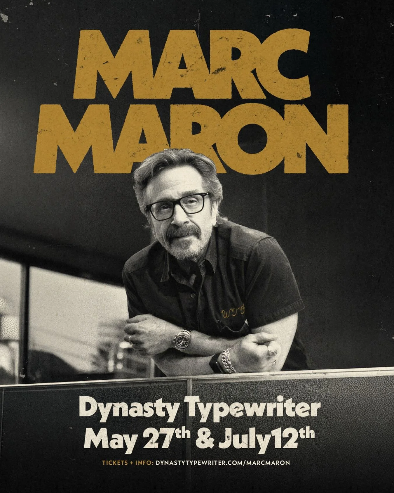 🪄 We now present you two chances to enjoy the legendary MARC MARON. 5/27 and 7/12. Hurry! 🎟️