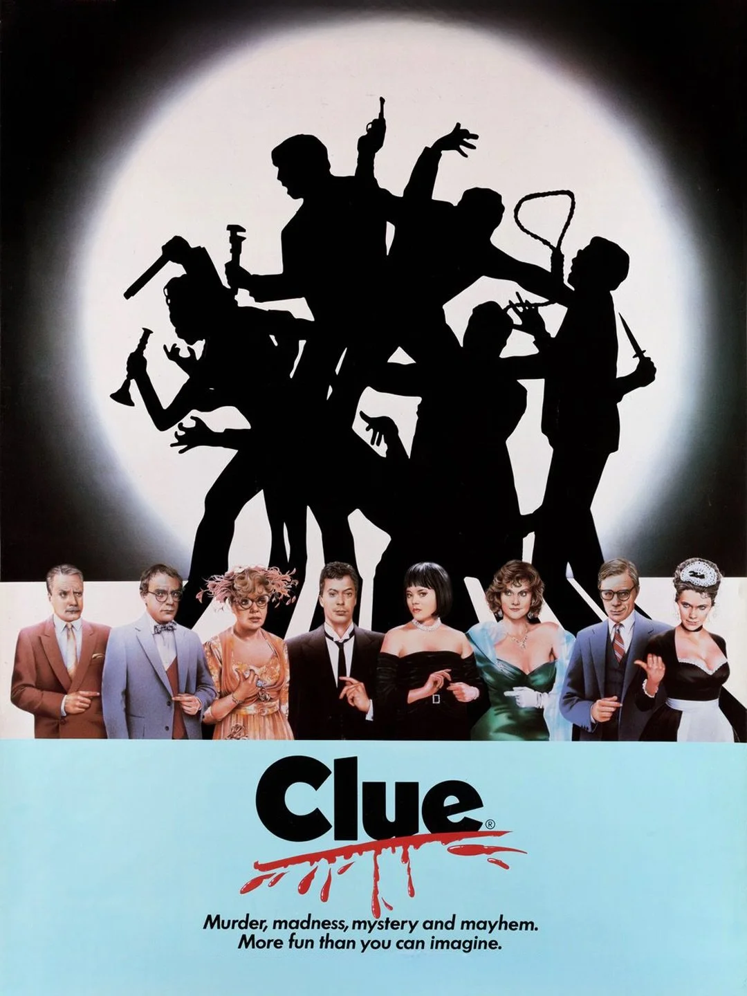 This Saturday, September 12th, watch Clue at Dynasty in honor of the legendary Tim Curry.

Was it you? In the theater. With the candelabra? Everyone&rsquo;s a character, and every character a suspect. And a flarpin&rsquo; icon!
Join us for a very spe