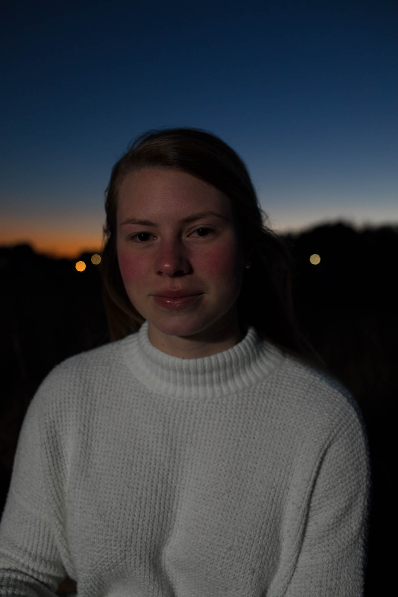  Maddie Kujawa, a sophomore at UNC, said, "There's a stillness in nature is sweet to my soul." 