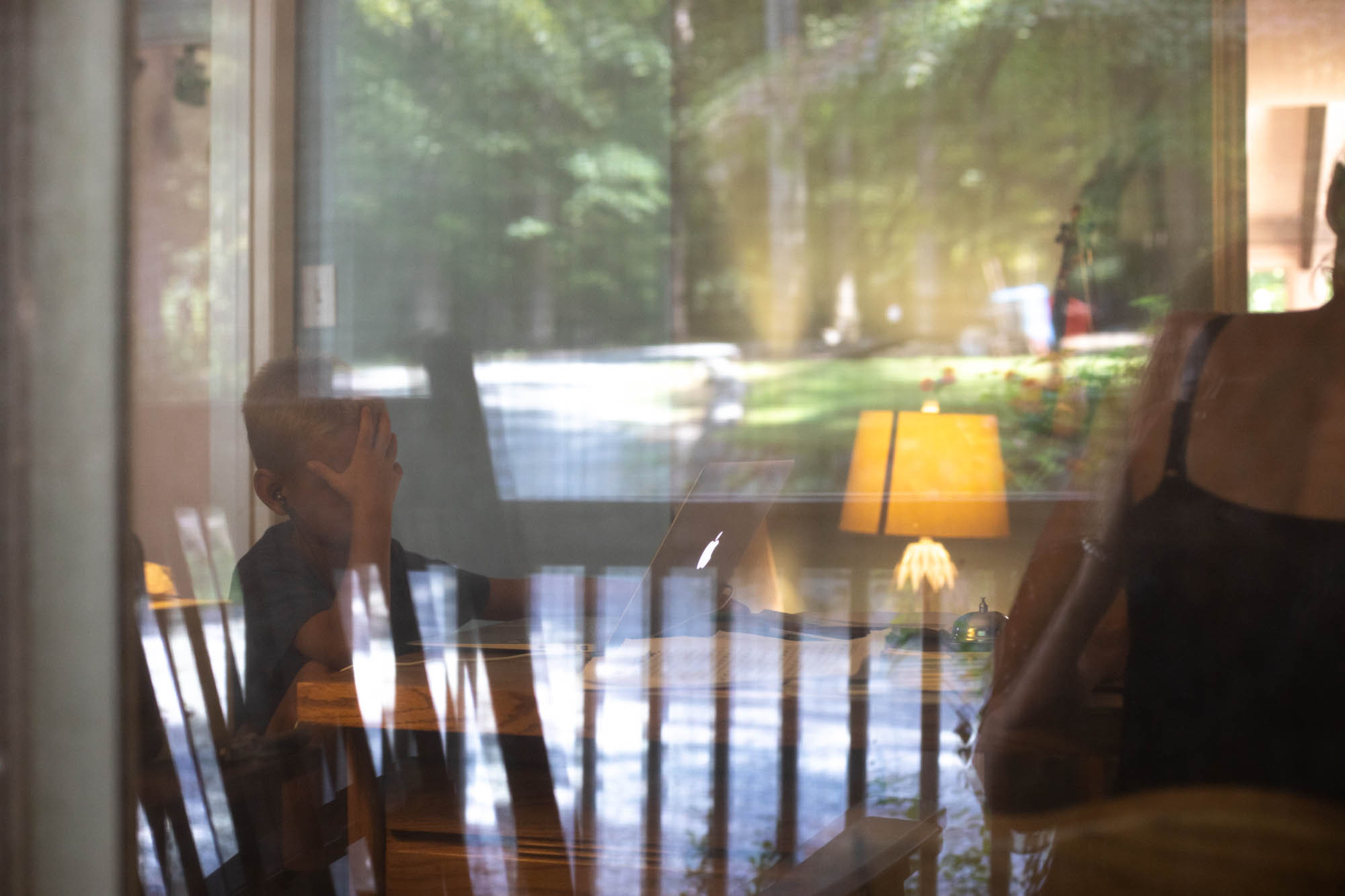 Lukas Tenant explains his frustration working on pronouns when he wants to go outside. "I'm always figuring out how to motivate them in a positive way so that school is a get to instead of have to do," Melissa Tenant said. "I haven't found the perfe